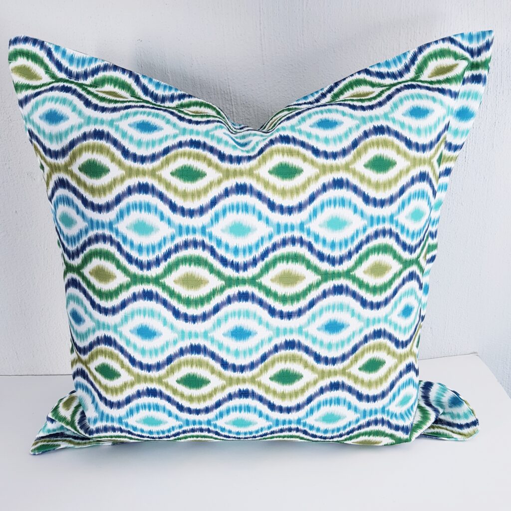 Waves Blue Green Cushion Cover • Mason Shop