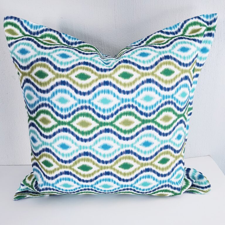 Waves Blue Green Cushion Cover • Mason Shop